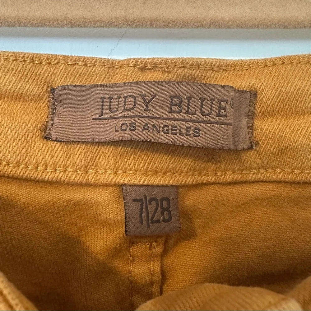 Judy Blue Marigold High Rise Tummy Control Top Flare Jeans Womens 7 28 Stretch